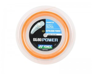 YONEX BG80 POWER BADMINTON STRING WHITE