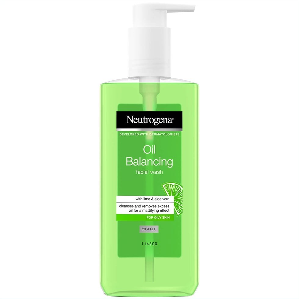 NEUTROGENA FACIAL WASH OIL BALANCING WITH LIME & ALOE VERA PUMP