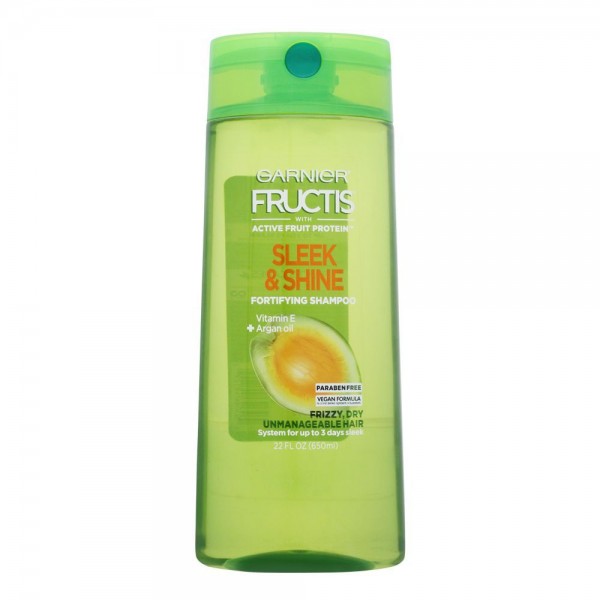 FRUCTIS SHAMPOO USA SLEEK & SHINE ARGAN OIL PARABEN FREE