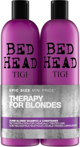 TIGI BED HEAD SHAMP & COND DUMB BLONDE TWIN PACK