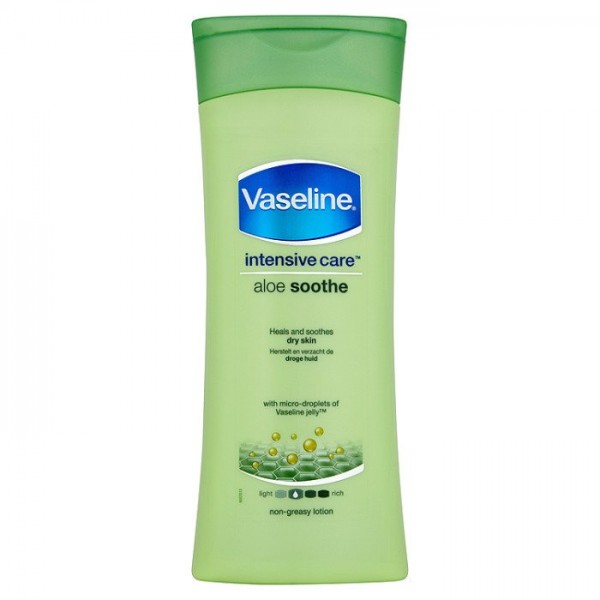 VASELINE BODY LOTION INTENSIVE CARE ALOE SOOTHE