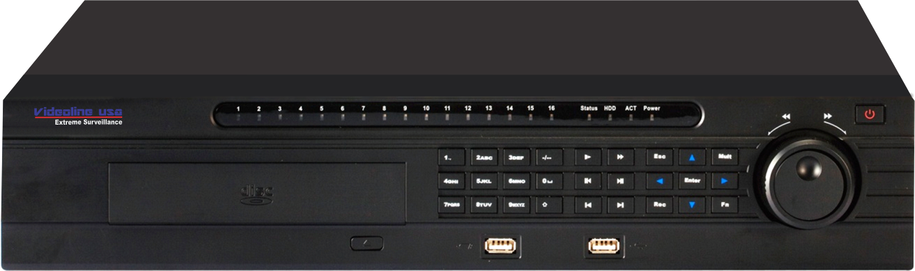 16 Channel 2U Standalone Trio DVR VH2816-HCD