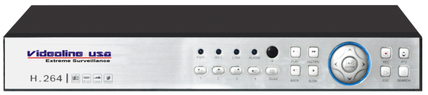 8 Channel 1U Standalone Trio DVR VS7408-HAD