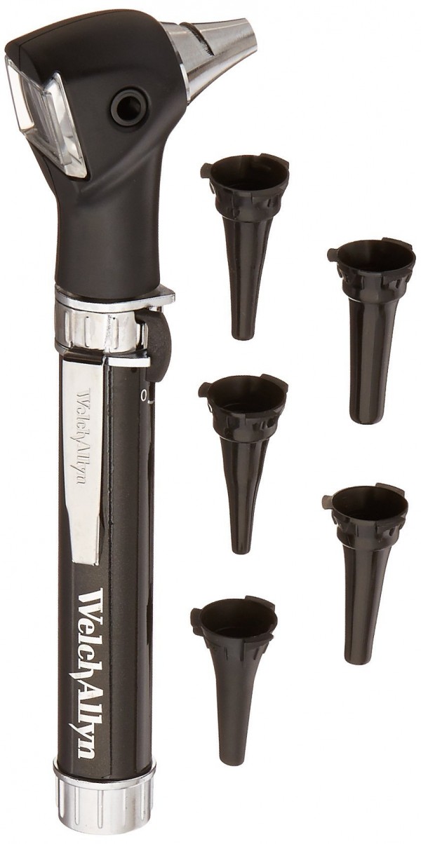 Welch Allyn Hill-Rom 2.5v Pocket Otoscope with AA Battery Handle 22840