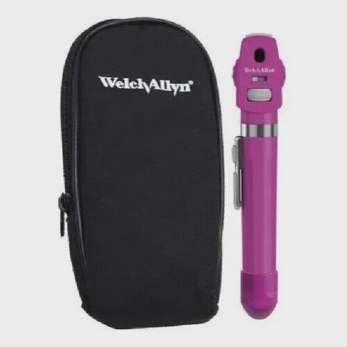 LED Pocket Ophthalmoscope With AA Handle 12880 PURPLE Welch Allyn Pocketscope