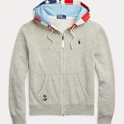 Linen-Blend Full-Zip Hoodie 3