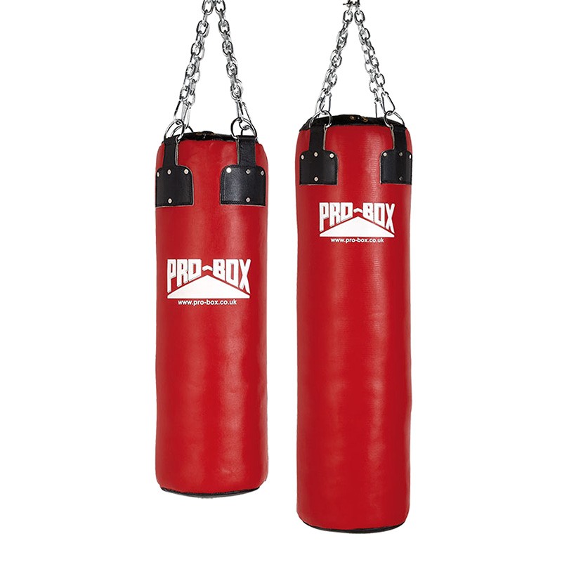 9BPR50 PUNCHING BAG FILLED RED 41 INCH LENGTH