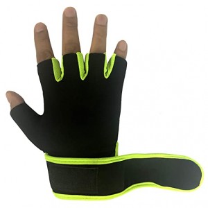 WEIGHT LIFTING TRAINING GYM GLOVES GREEN