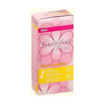 CARE FREE PANTY LINER BREEZE LEMON VERBENA