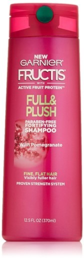 FRUCTIS SHAMPOO USA FULL & PLUSH PARABEN FREE POMEGRANATE