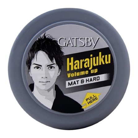 GATSBY STYLING WAX HARAJUKU VOLUME UP MAT & HARD (BLACK)