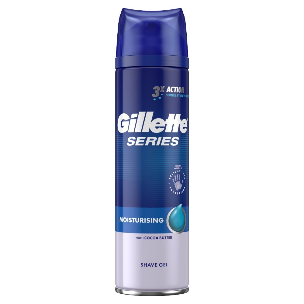 GILLETTE SERIES SHAVE GEL MOISTURISING