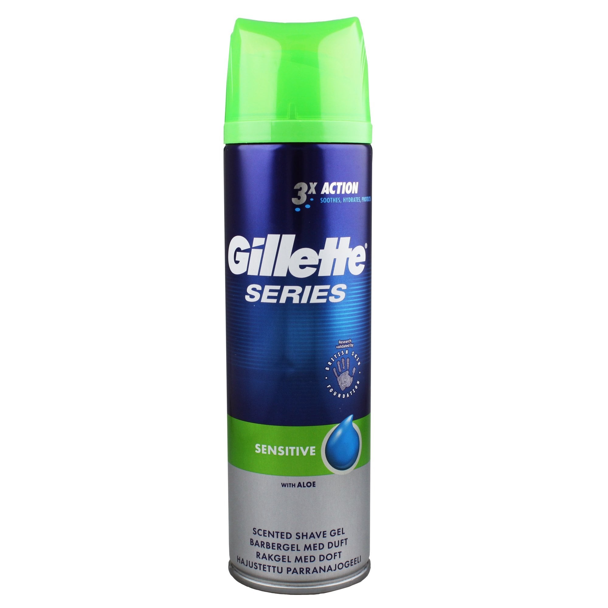 GILLETTE SHAVE GEL SENSITIVE SKIN