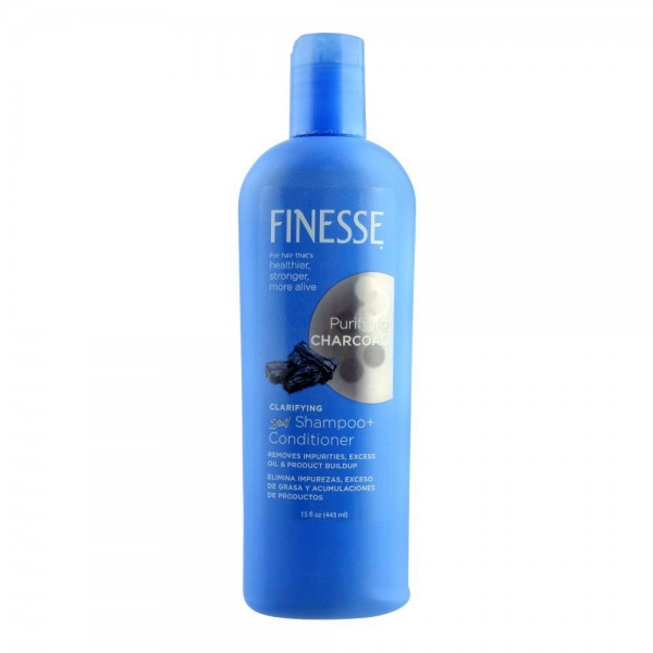 FINESSE 2IN1 SHAM+COND CLARIFYING PURIFYING CHARCOAL