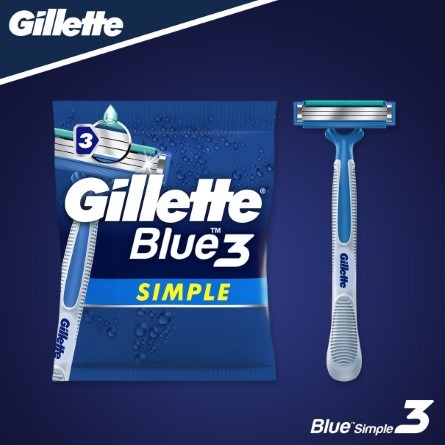 GILLETTE BLUE III SIMPLE RAZORS