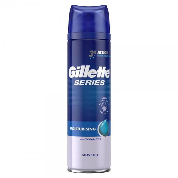 GILLETTE SERIES SHAVE GEL MOISTURISING