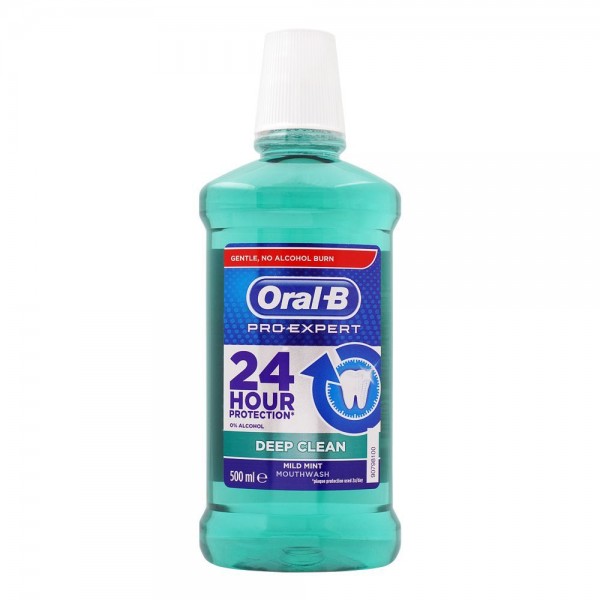 ORAL B MOUTH WASH PRO EXPERT PROTECTION MILD MINT