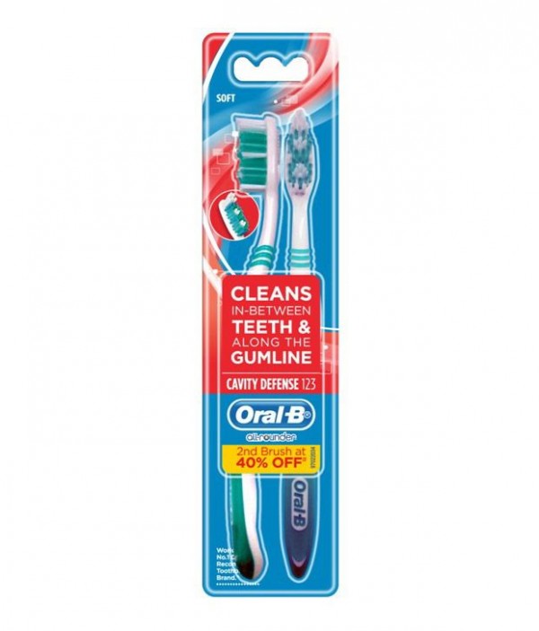 ORAL B TOOTH BRUSH 1.2.3 CLEAN ALL ROUNDER SOFT